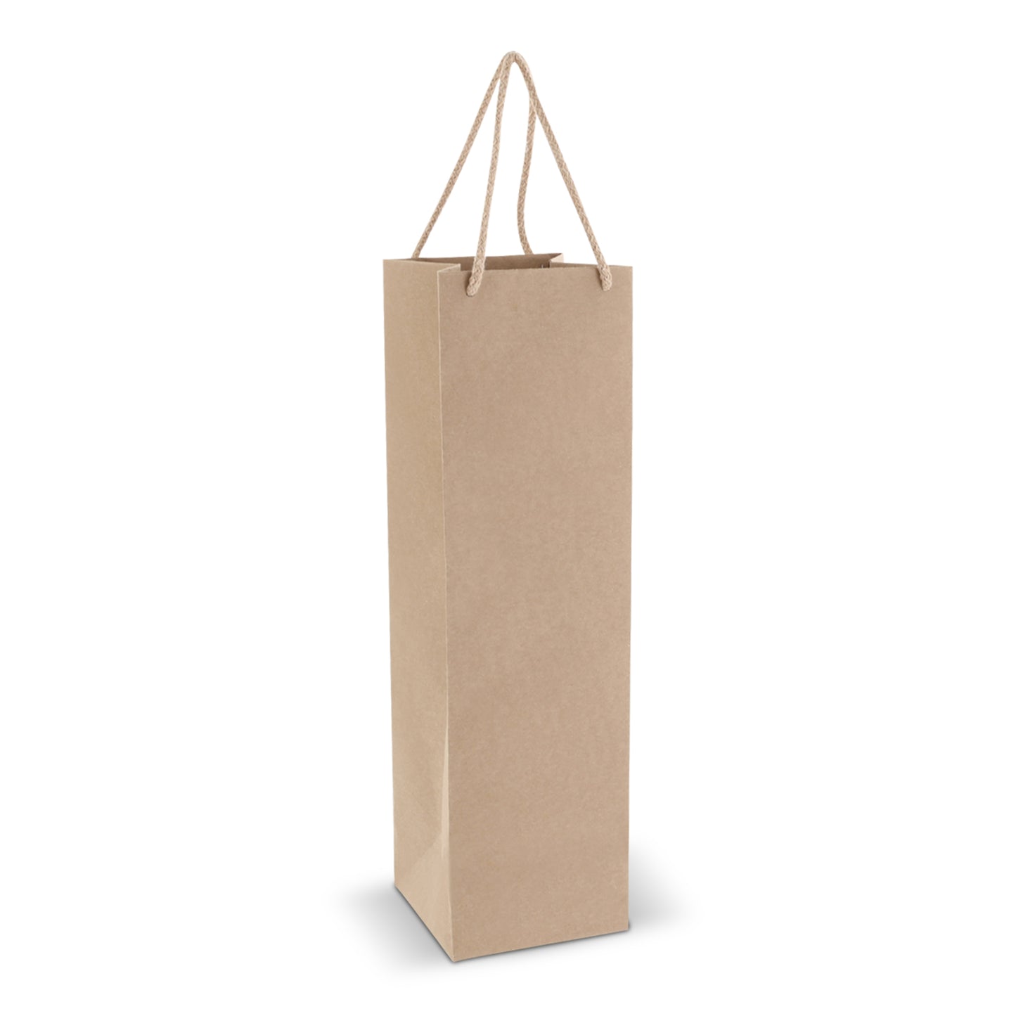 Papieren wijn geschenktas 120g/m² 11,5x11,5x40cm