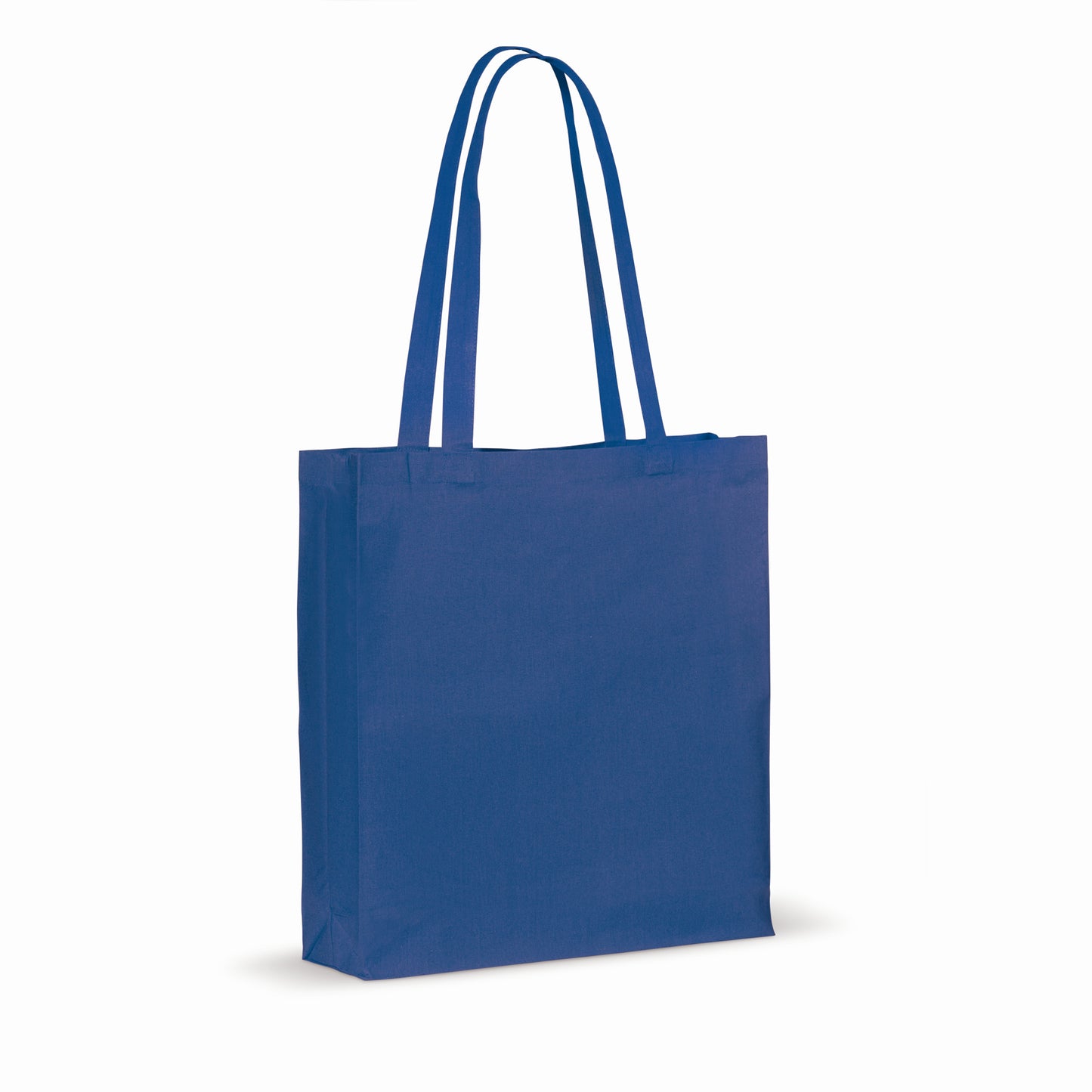 Draagtas gerecycled katoen met bodem 140g/m² 38x10x42cm