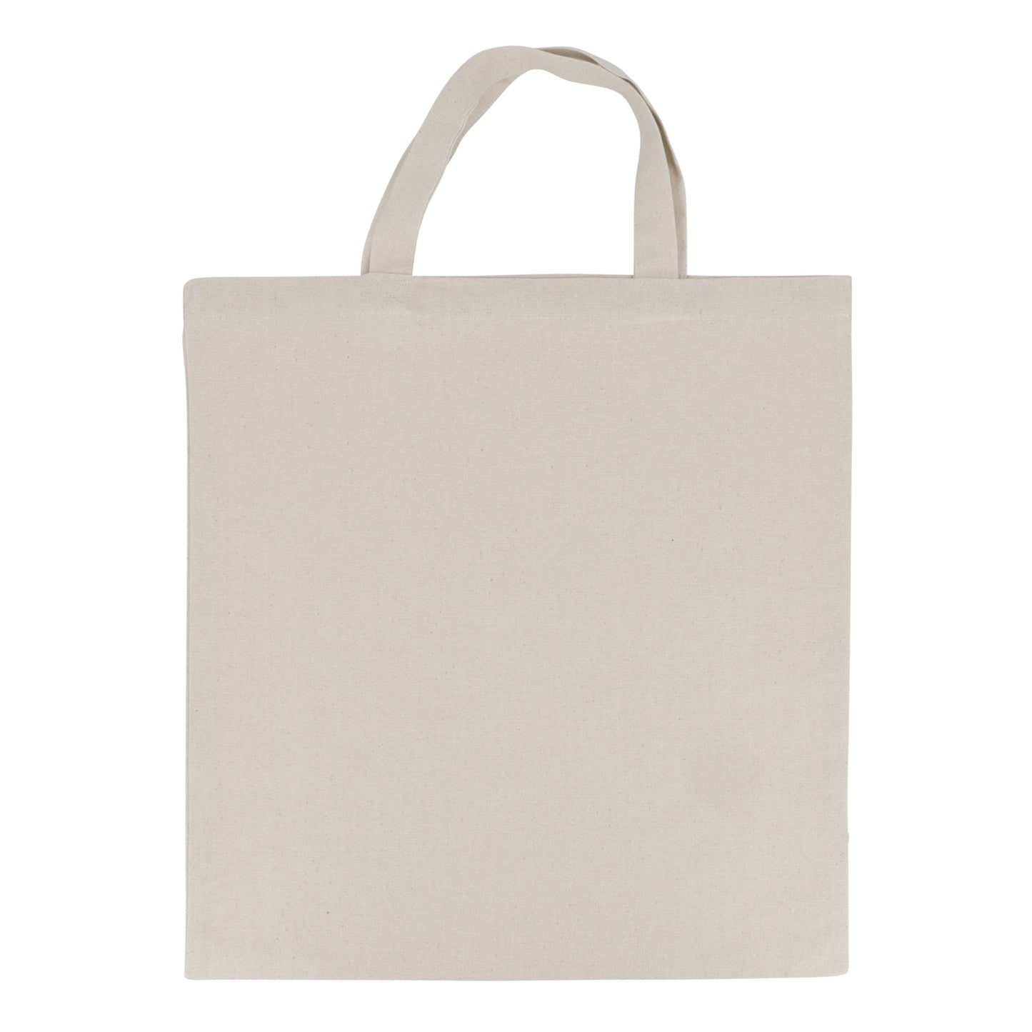 Schoudertas katoen ecru OEKO-TEX® kort 220g/m² 38x42 cm