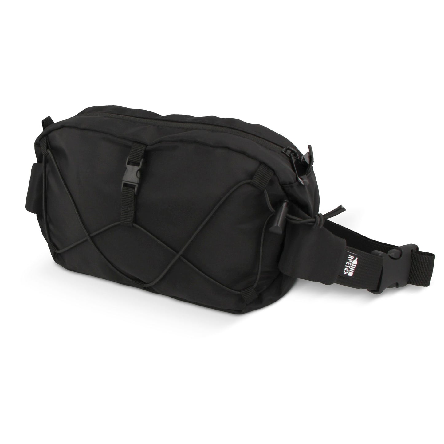 Crossbodytas R-PET met trekkoord