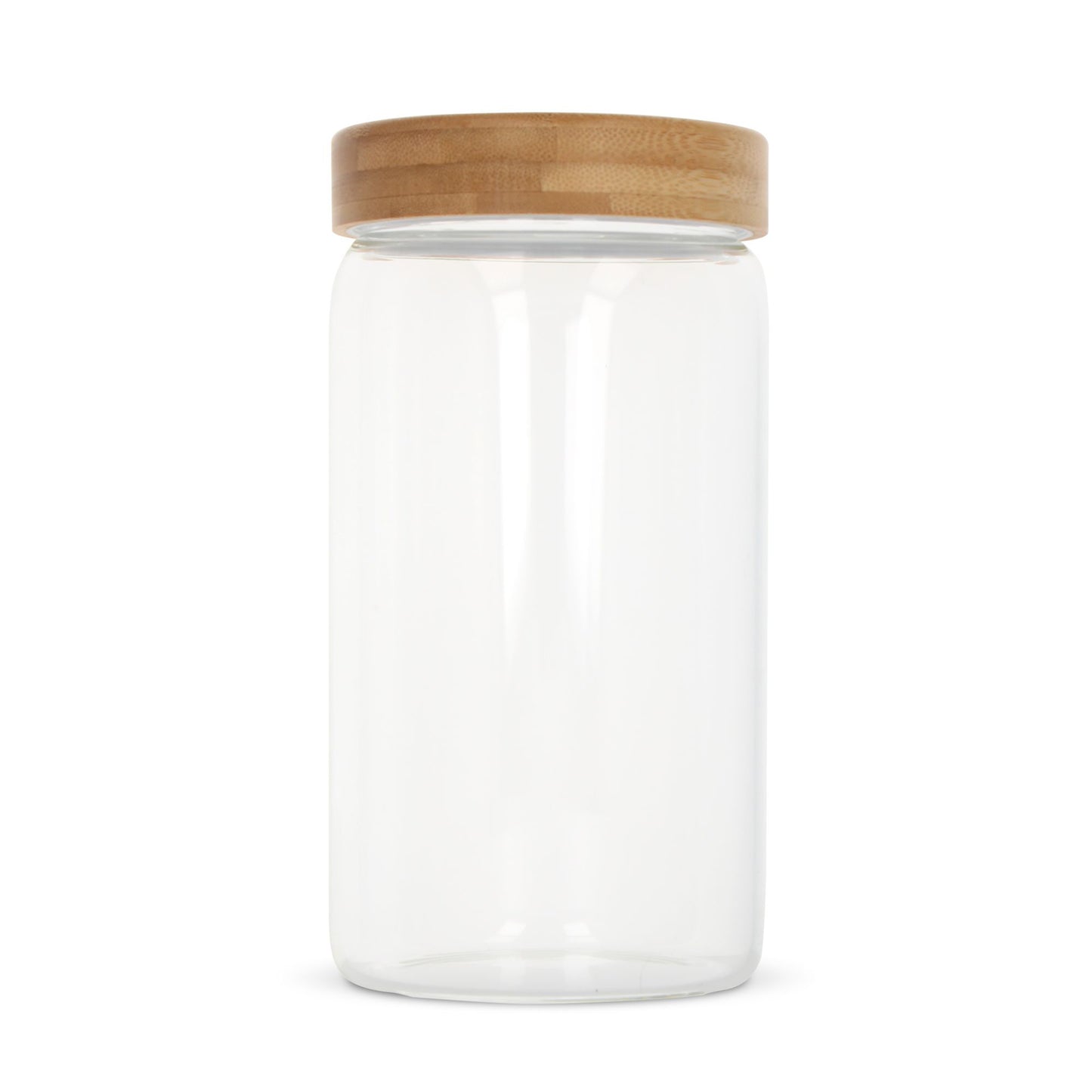 Canister glas & bamboe 1200ml