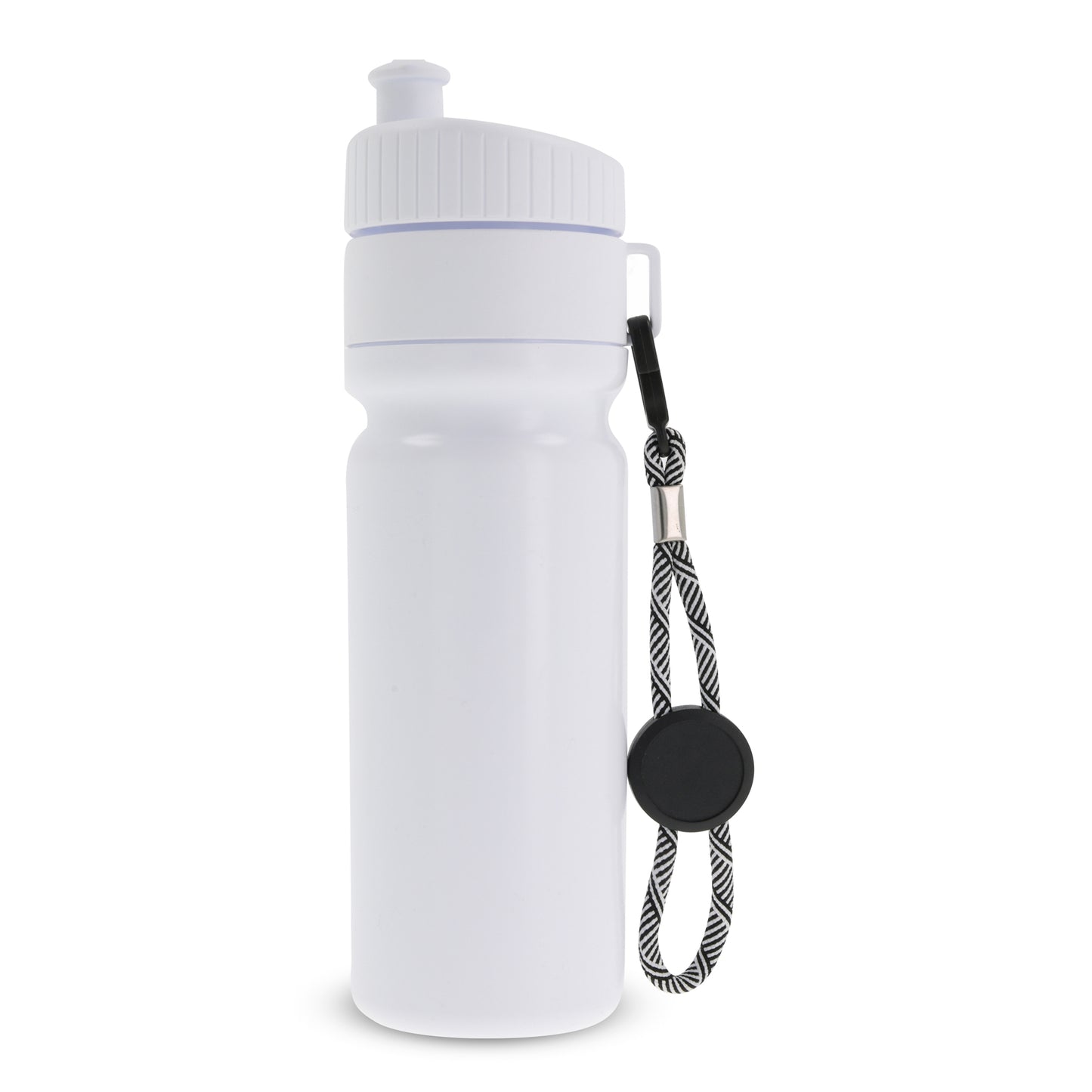Sportbidon met rand en koord 750ml