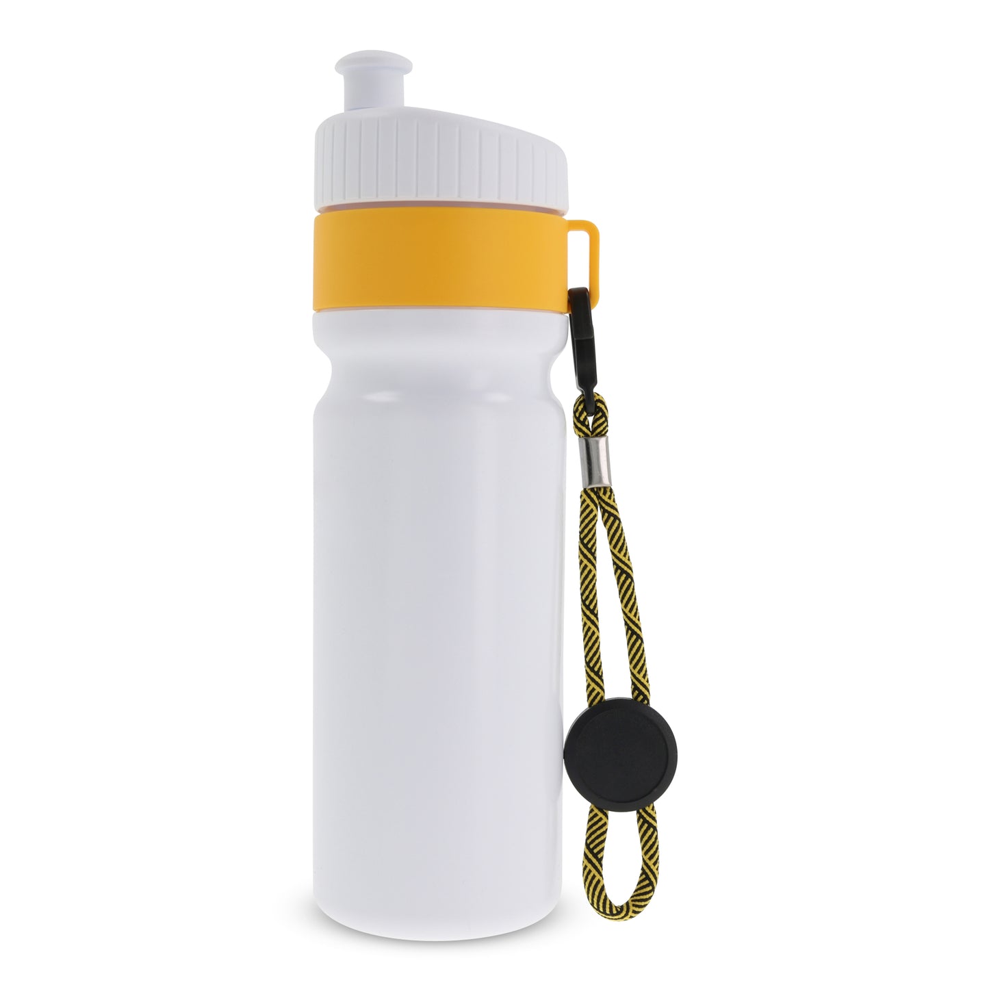 Sportbidon met rand en koord 750ml