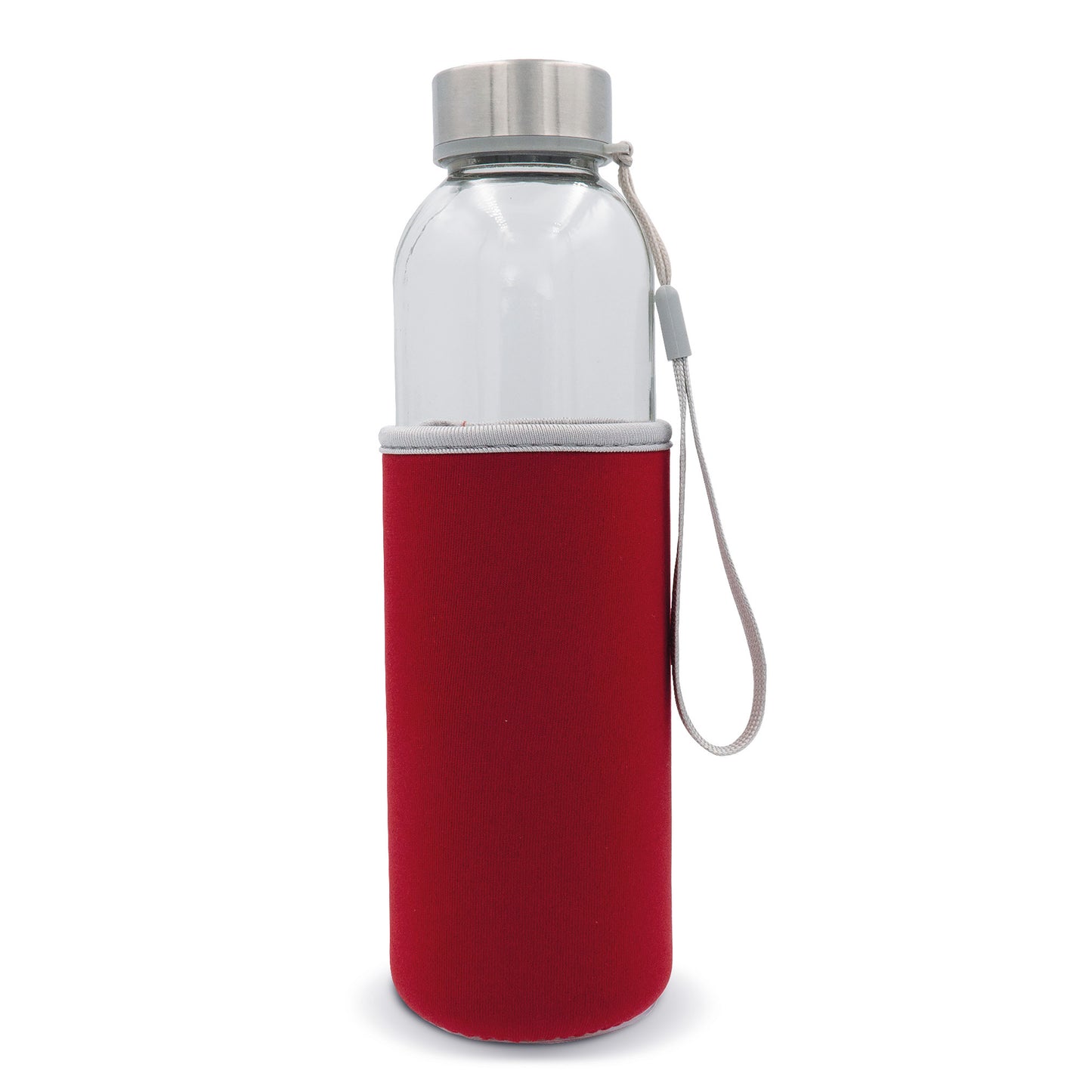 Waterfles glas met sleeve 500ml