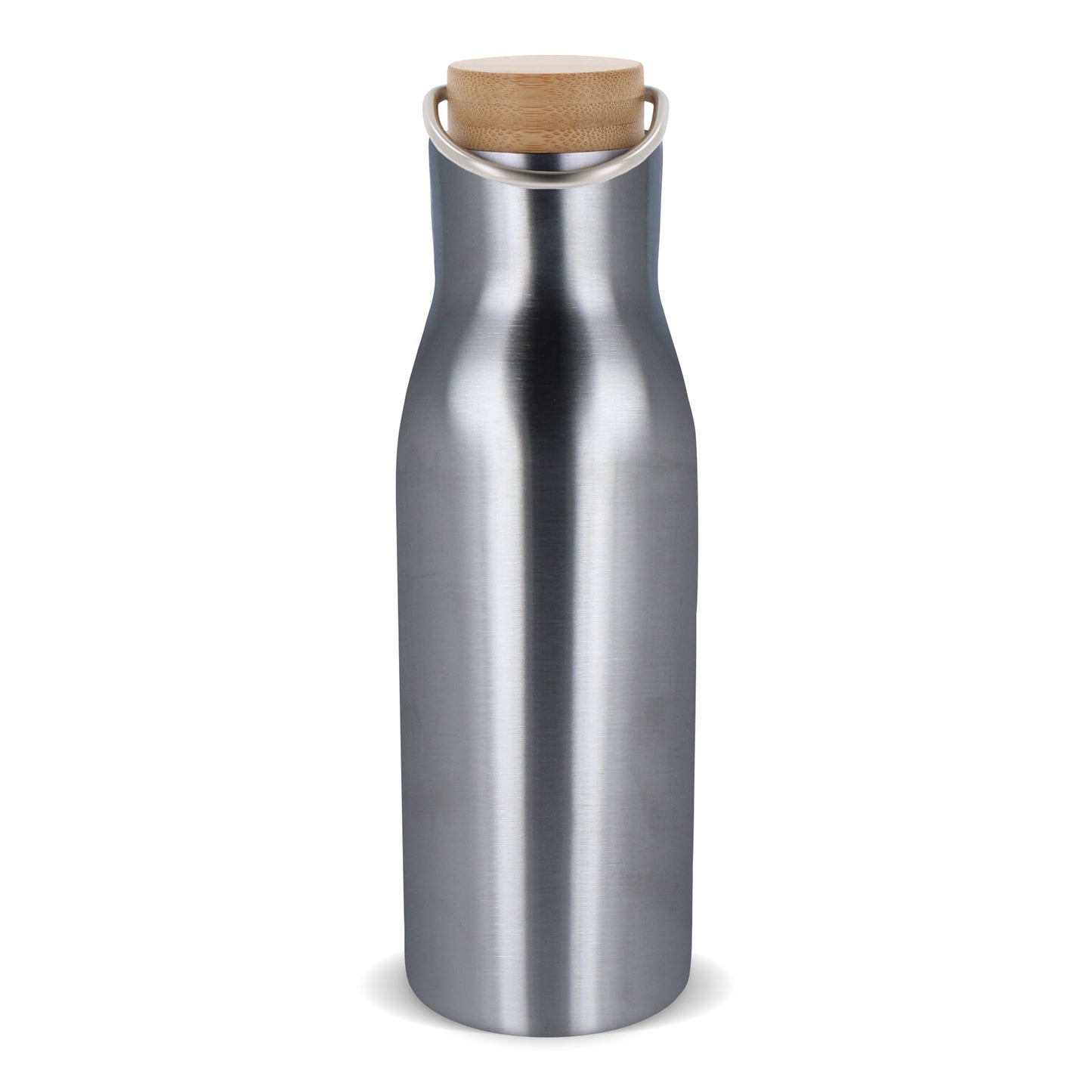 Thermo fles met bamboe deksel 500ml
