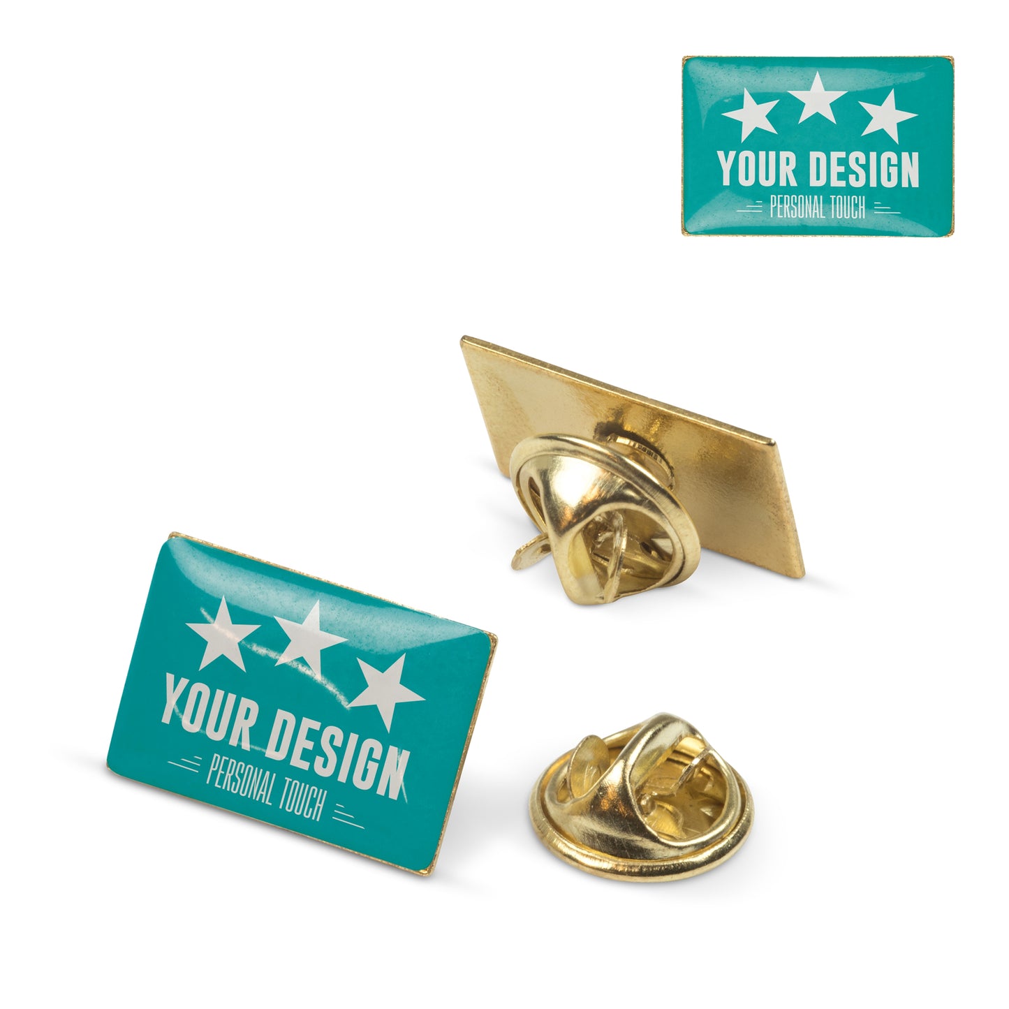 Badge metalen pin 19x13mm