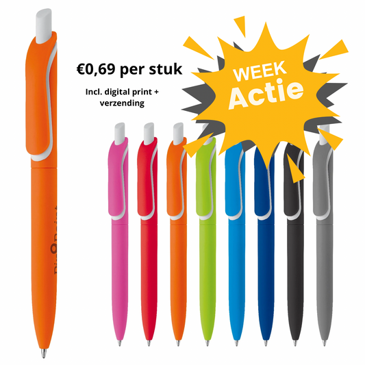 Balpen Soft Touch 1000 stuks ACTIE