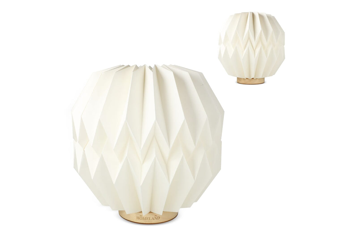 Coollux opvouwbare Origami-geïnspireerde papieren LED-lamp Luna 25cm