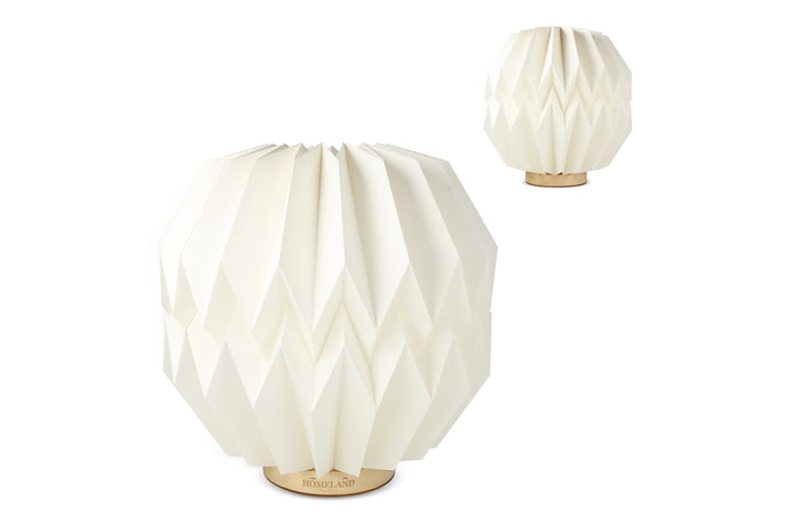 Coollux opvouwbare Origami-geïnspireerde papieren LED-lamp Luna 25cm