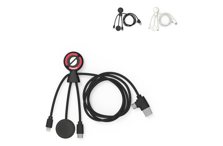 Xoopar Mr. Bio Long Multi Kabel voor Apple/Samsung Watch 1 Meter