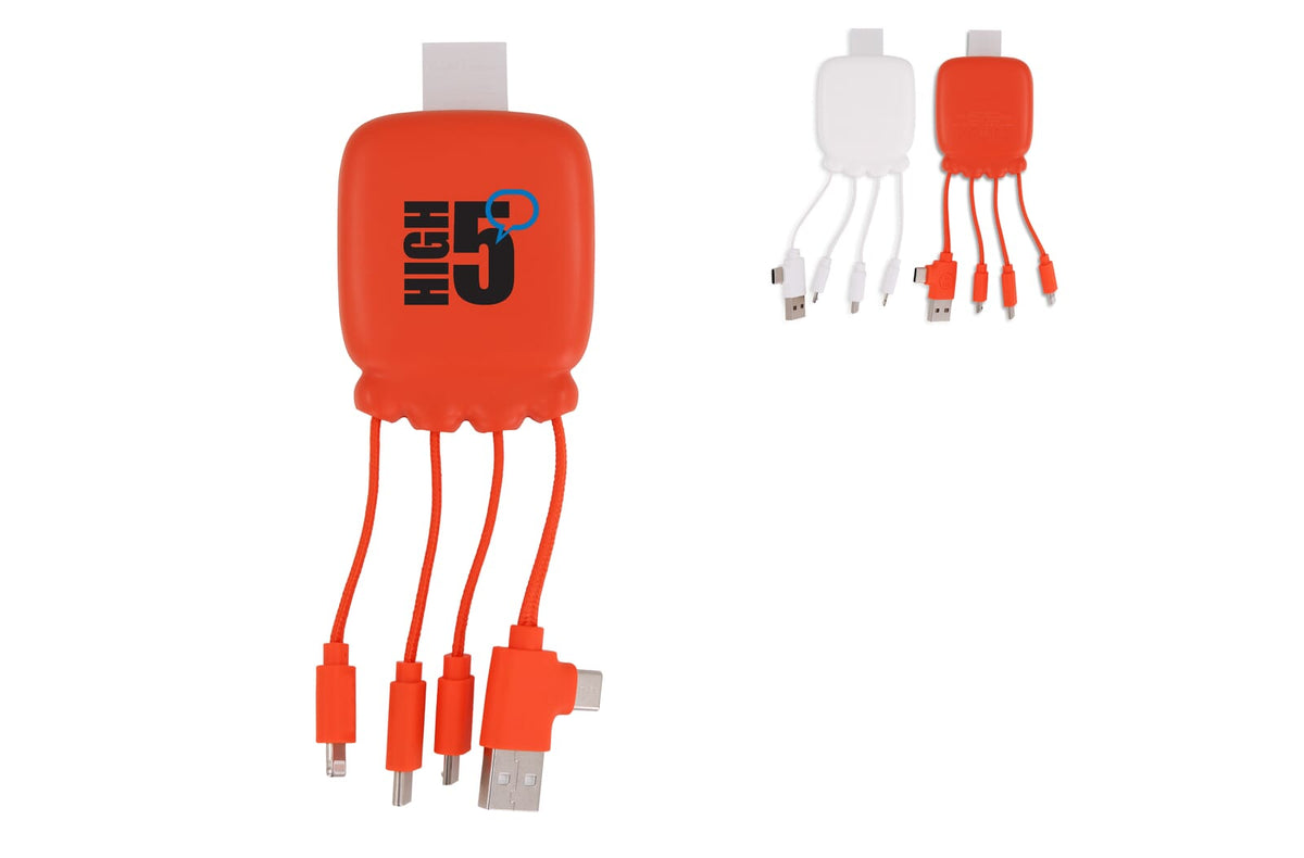 3192 | Xoopar Octopus Gamma 2 Powerbank met Bio Oplaadkabel 3000mAh