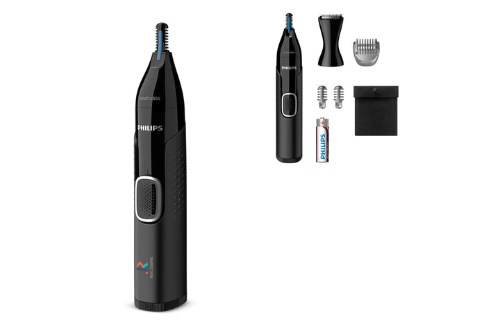 NT5650|Philips Neus-, oor-, wenkbrauwen detailtrimmer met 5 accessoires