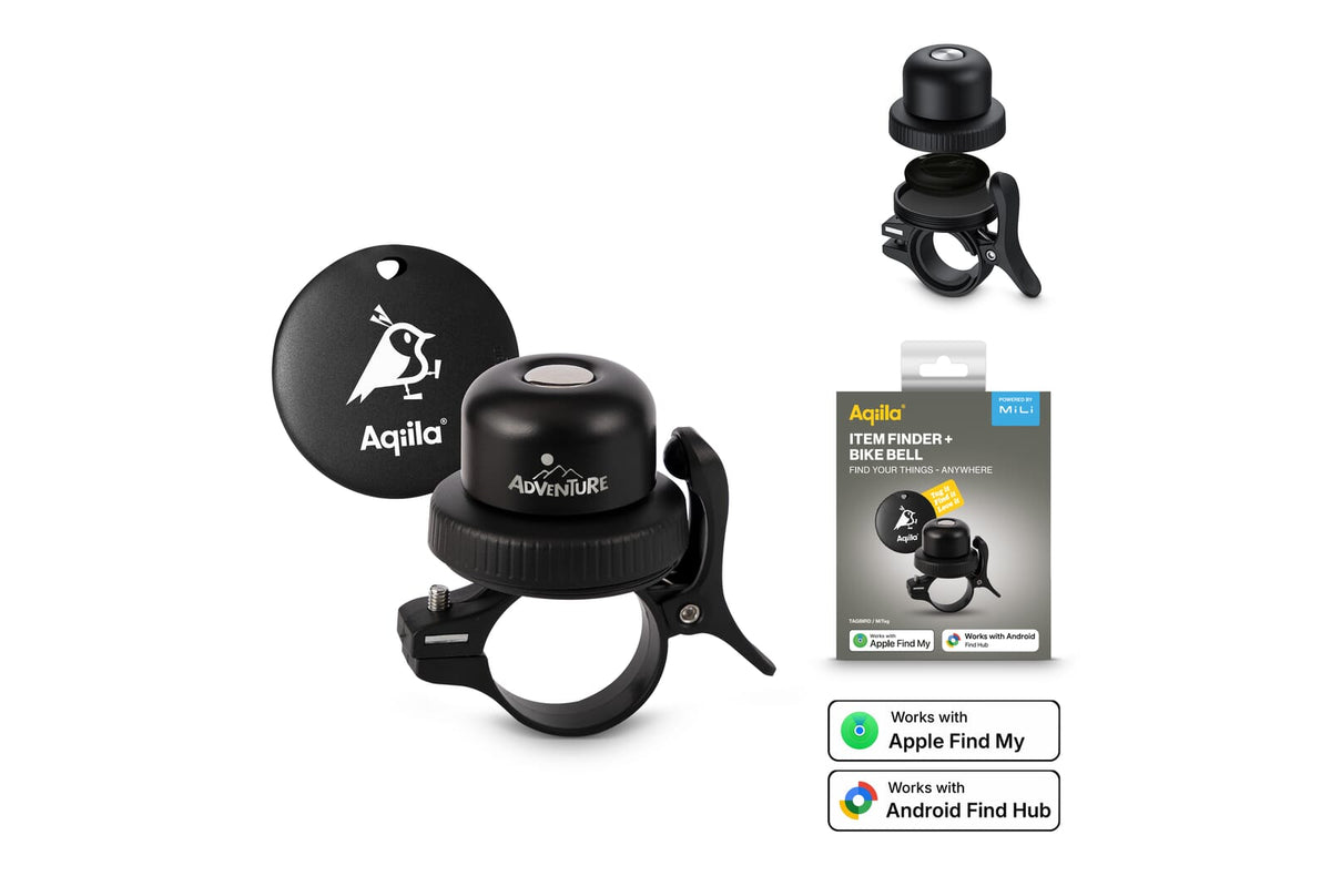 Aqiila Tagbird Waterdichte Tracker met Fietsbel