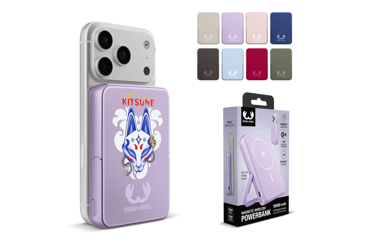 Fresh 'n Rebel Draadloze Powerbank 10000mAh Geschikt voor MagSafe