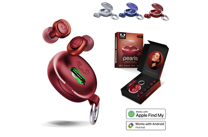 Fresh 'n Rebel Pearls Radiant Festival Oordopjes – Gecertificeerde Gehoorbescherming – Case met Tracker