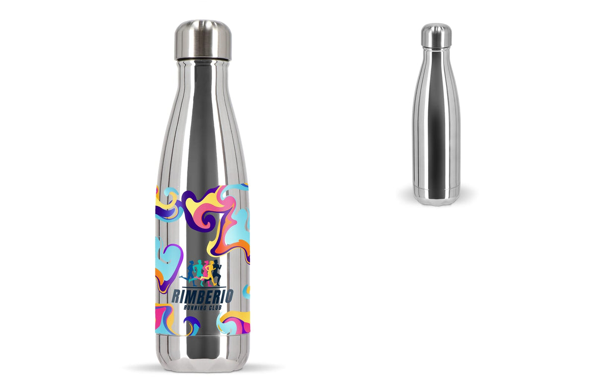 Sagaform Nils stalen fles Chroom 500 ml