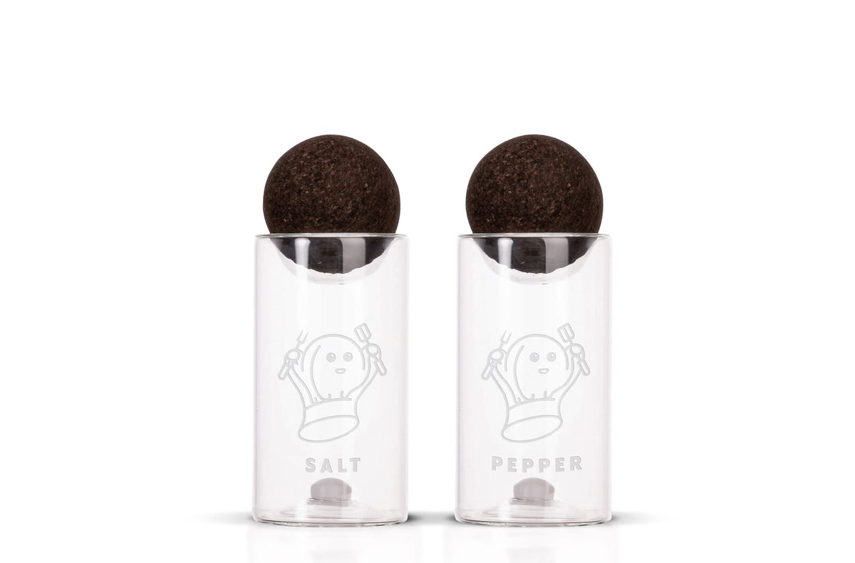 Sagaform Nature zout/peper potjes met kurkstoppers 2 st.