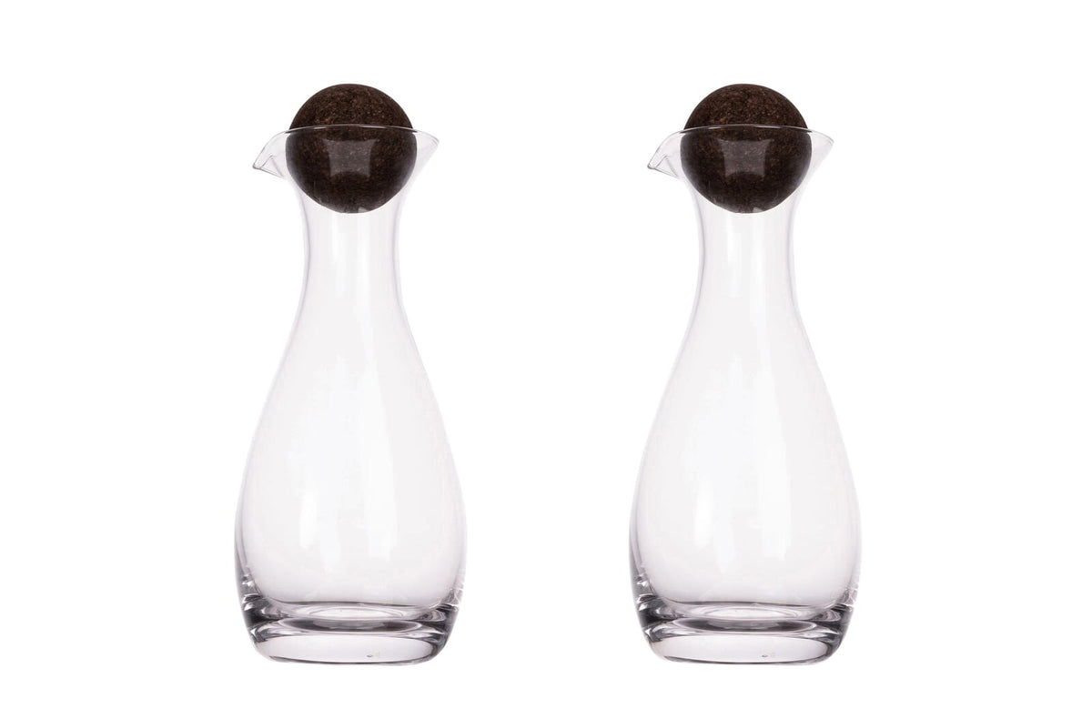 Sagaform Nature karaf olie/azijn met kurkstoppers 2 st. 300ml