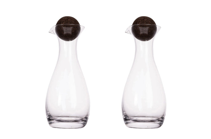 Sagaform Nature karaf olie/azijn met kurkstoppers 2 st. 300ml