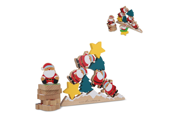 InSideOut Houten Kerstman-balanceerspel