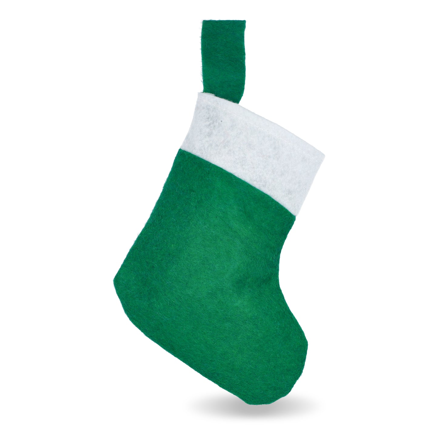 Vilten kerstsok groen