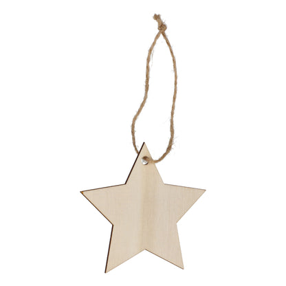 Houten kerstster