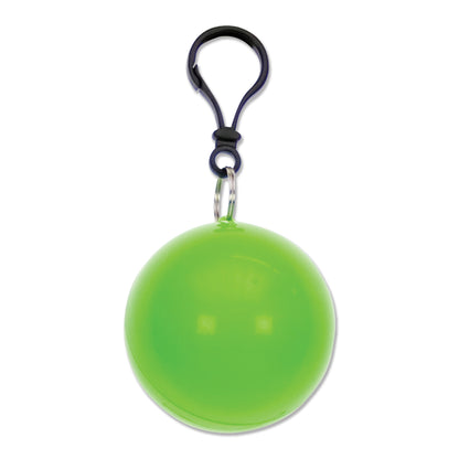 Bal met regenponcho