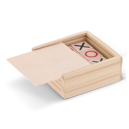 Tic Tac Toe houten in doos