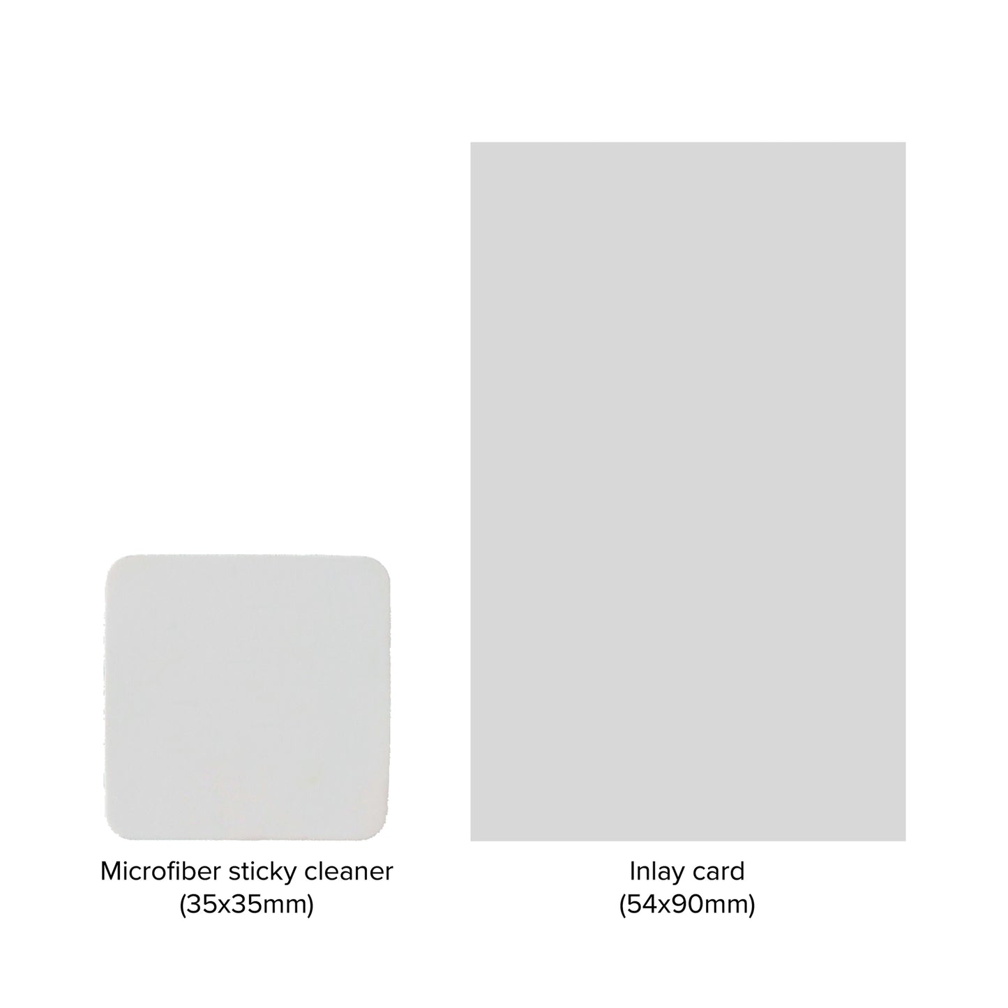 Smartphone schoonmaakdoekje sticky 35x35mm