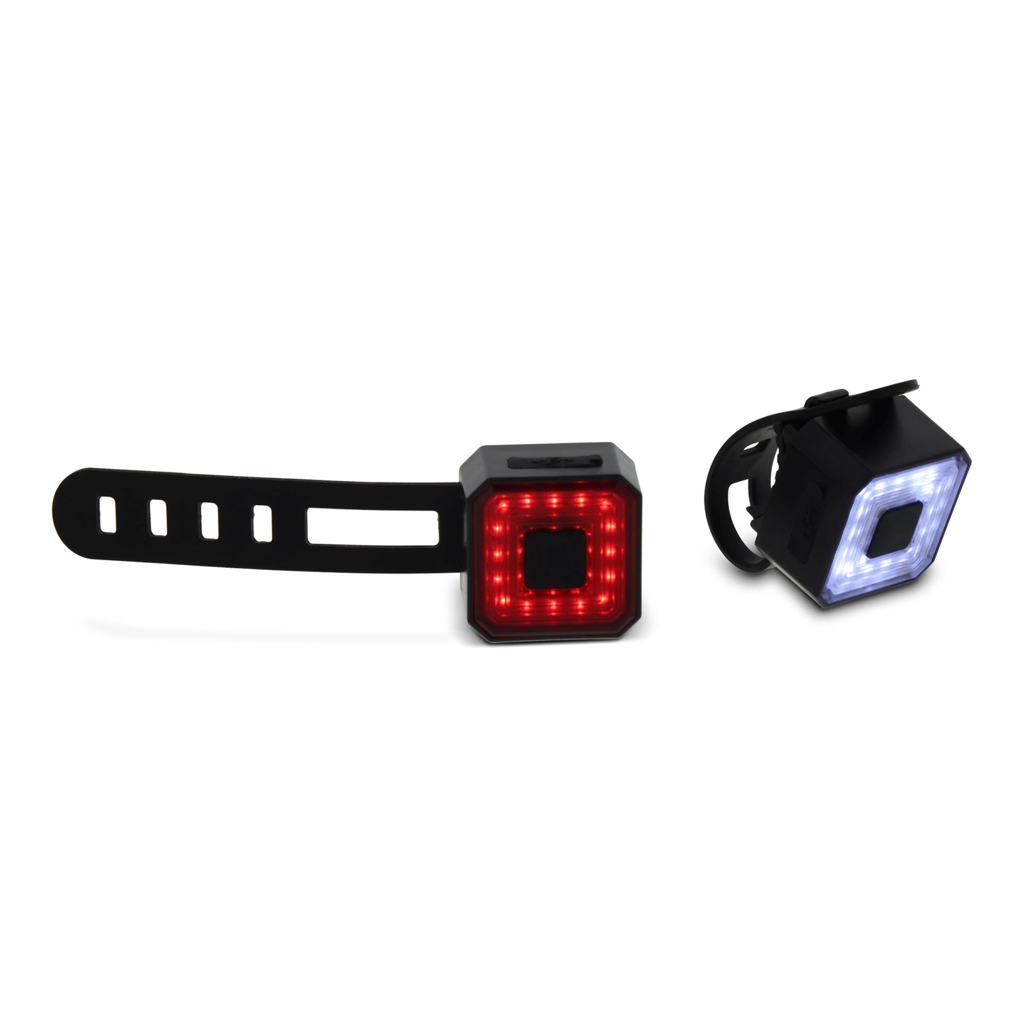 Oplaadbare fietslampjes set