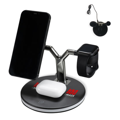 Draadloos oplaadstation voor Airpods, Apple watch en Magsafe 15W