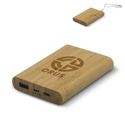 Powerbank bamboe 5.000mAh LT91275