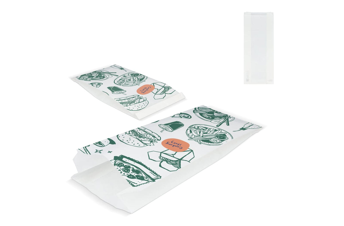 Papieren zak 50g/m² 14 x 6 x 27 cm