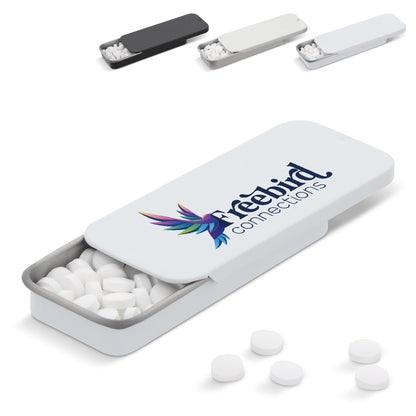 Mini pepermuntdoos in blik