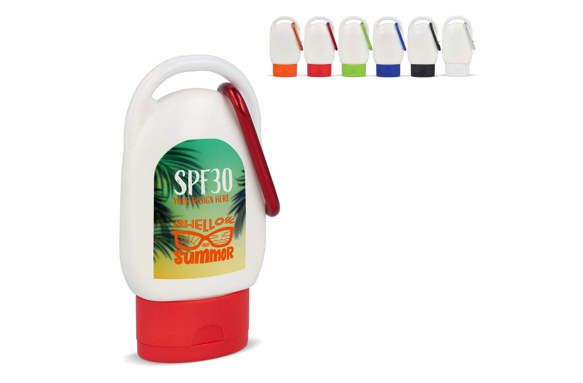 Zonnebrandlotion met Karabijnhaak SPF30 Gerecycled Materiaal 30ml