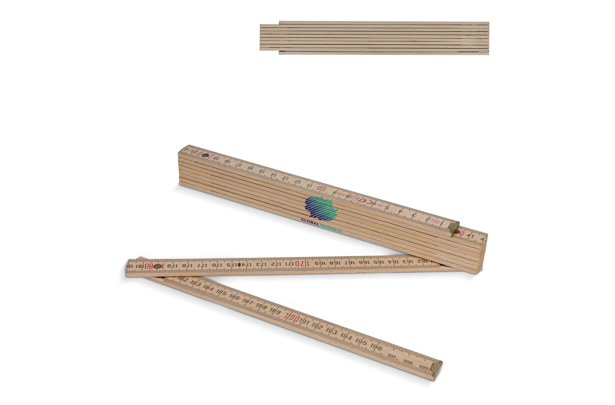 Duimstok hout 2m premium natuurlijk