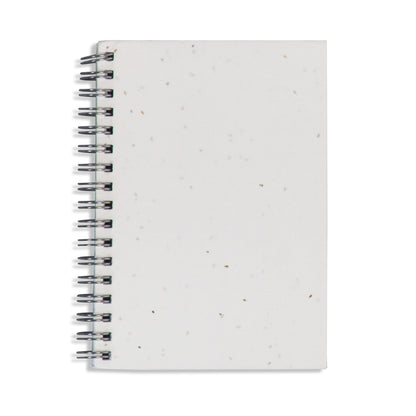 Spiraal notitieboekje zaadpapier