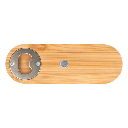 Multifunctionele bamboe flesopener