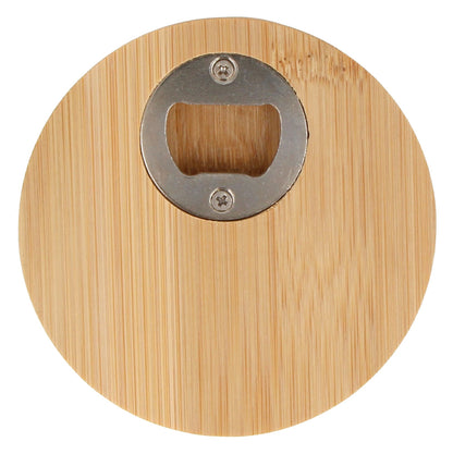 Bamboe onderzetter & flesopener