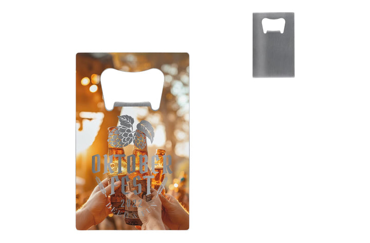 RVS flesopener in creditcardformaat