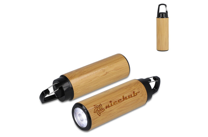Bamboe zaklamp met clip