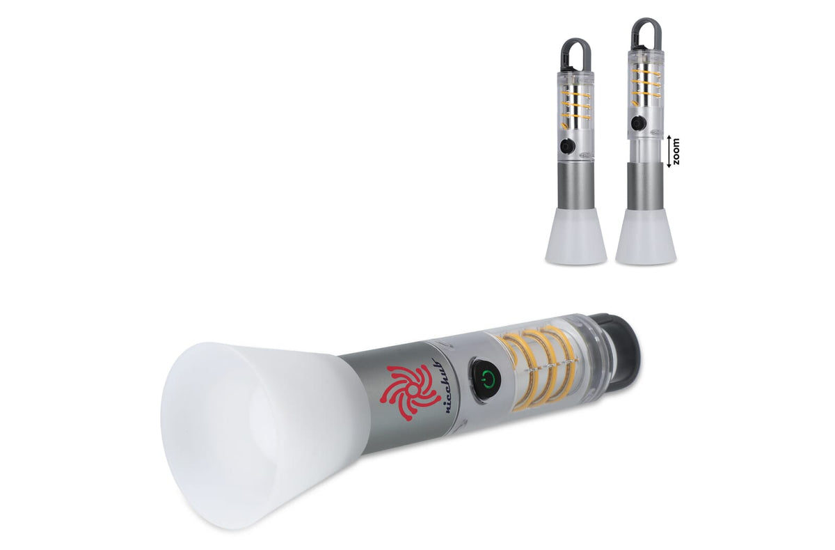 Multifunctionele zaklamp van gerecycled materiaal