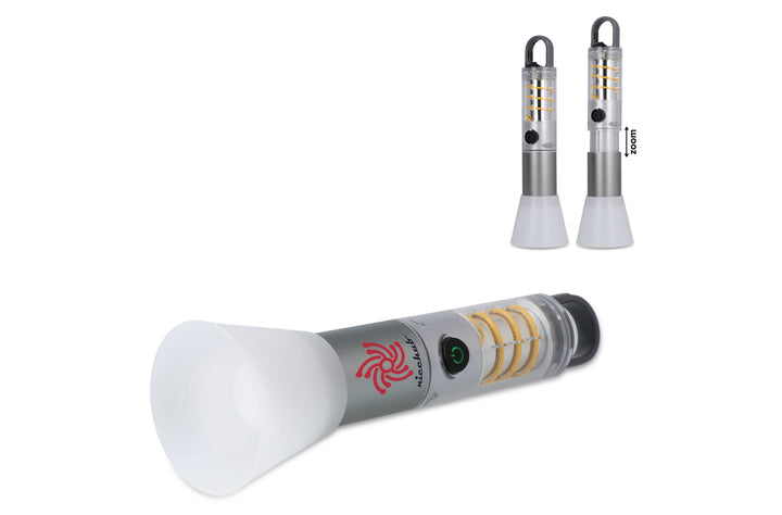 Multifunctionele zaklamp van gerecycled materiaal