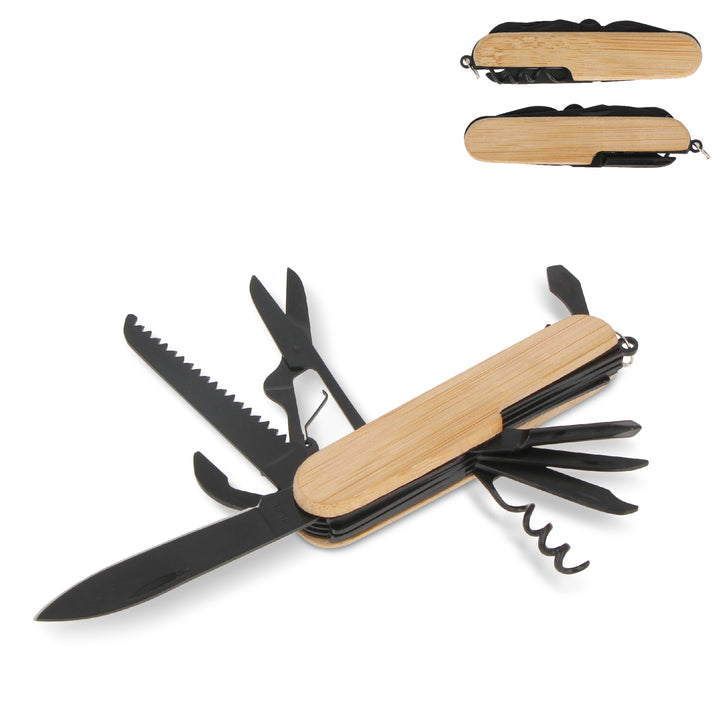 Multitool bamboe 9 functies LT93409