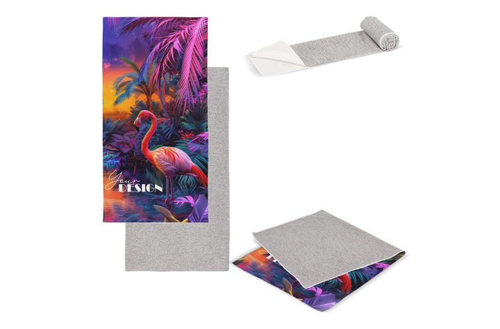 Sneldrogende handdoek R-PET 50 x 100 cm sublimatie