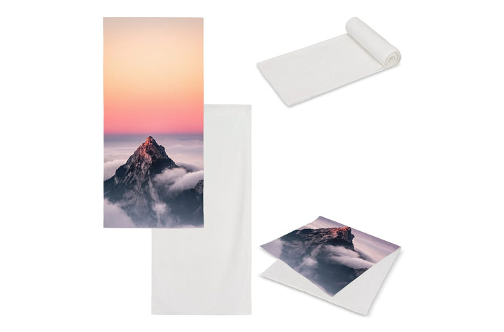 Dubbelzijdige handdoek sublimatie 70 x 140 cm 400 g/m²