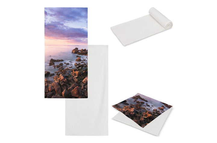 Dubbelzijdige handdoek sublimatie 100 x 180 cm 400 g/m²