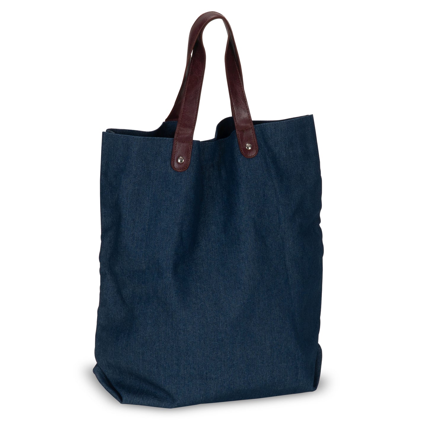 Boodschappentas canvas Denim 310g/m² 42x13x43cm
