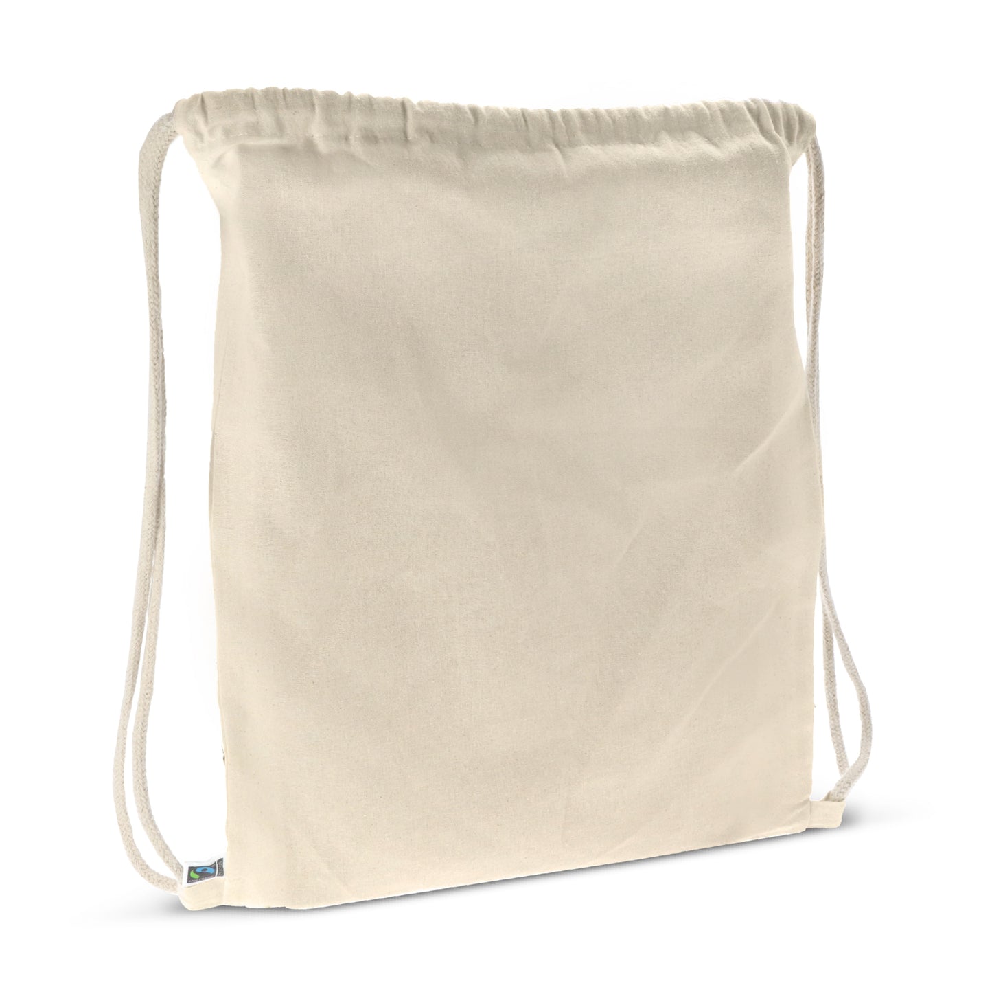 Fairtrade rugzakje ecru 140g/m² 35x45 cm