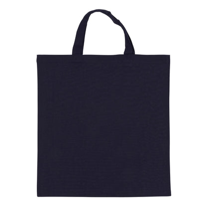 Schoudertas OEKO-TEX® gekleurd kort 140g/m² 38x42 cm